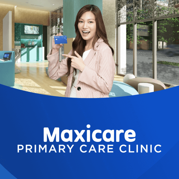 Girl holding a Maxicare card