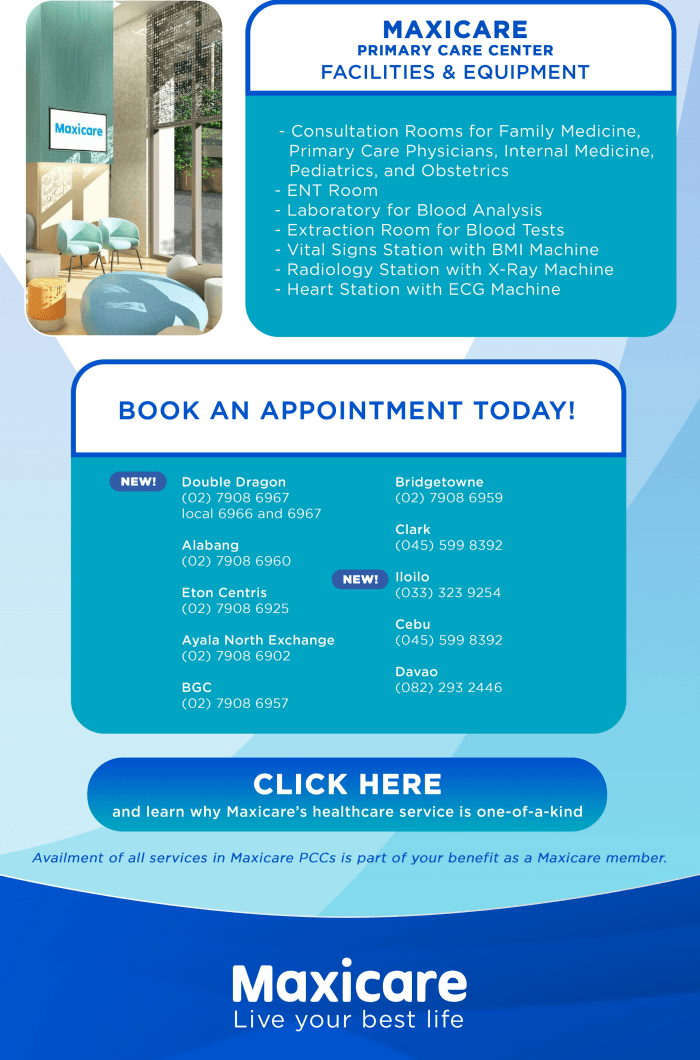 Maxicare - Book an appointment today