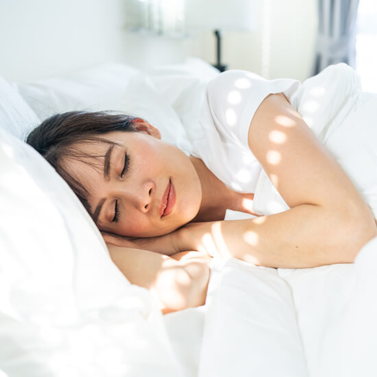 Woman Sleeping Peacefully