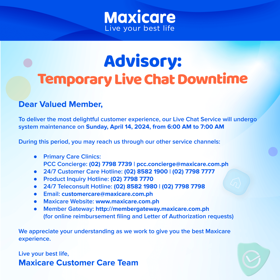 Temporary Live Chat Downtime Advisory - April 14, 2024