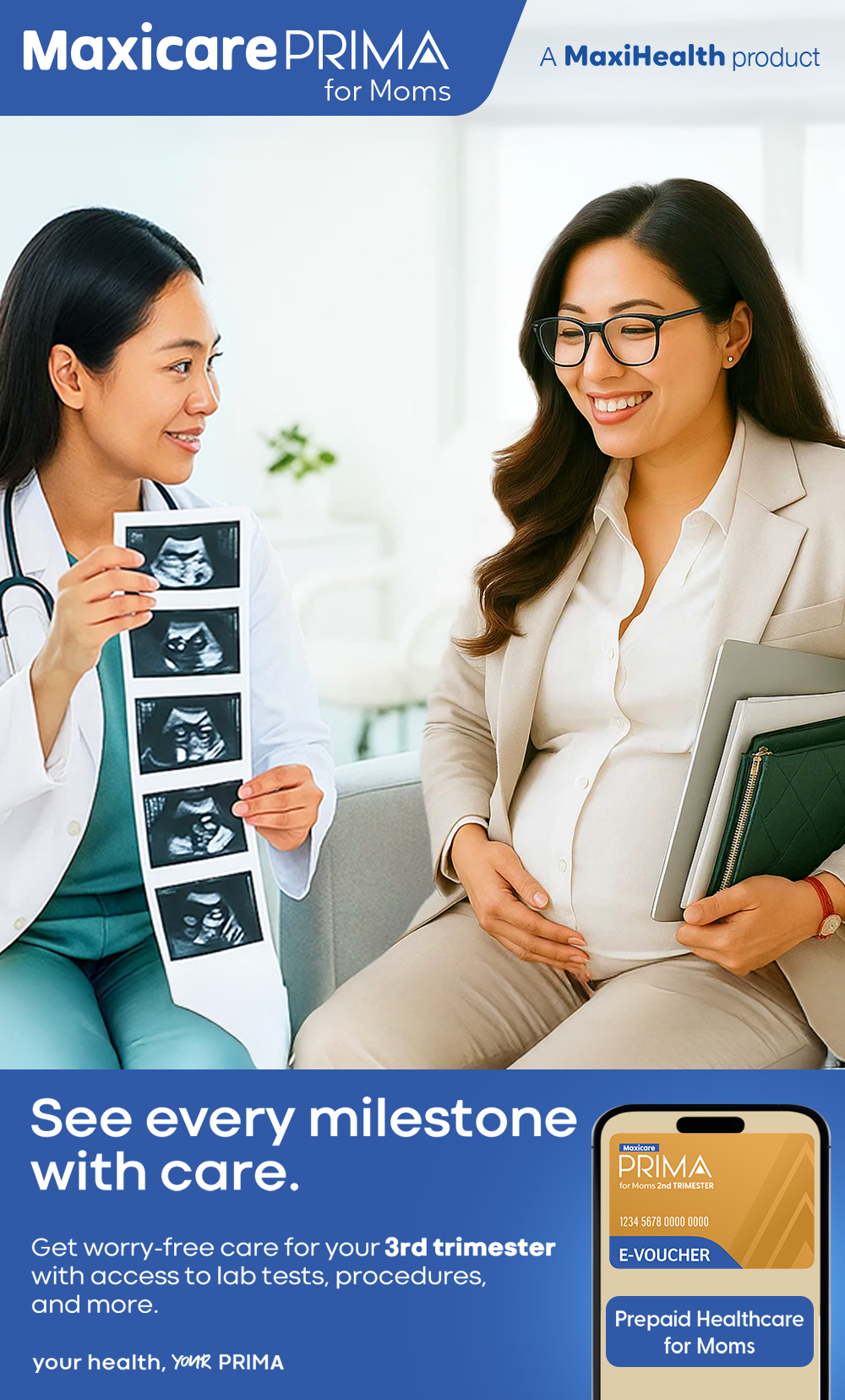 Couples above 60 years image implies prima gold Maxicare