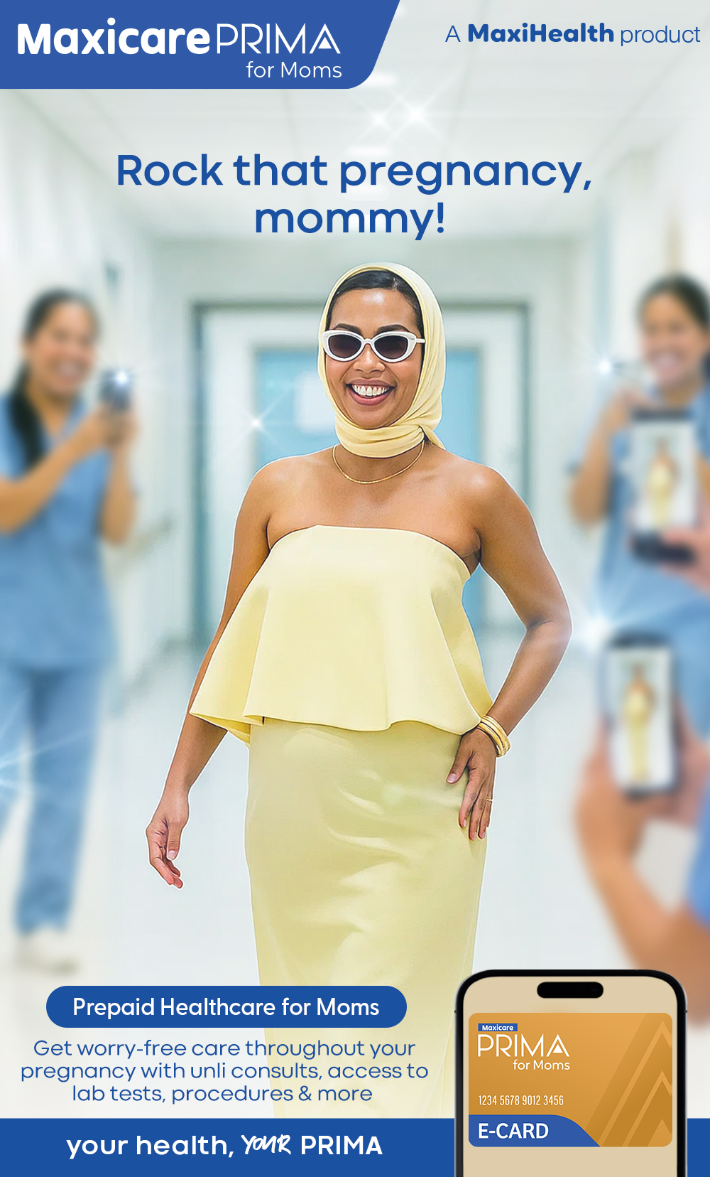 Couples above 60 years image implies prima gold Maxicare