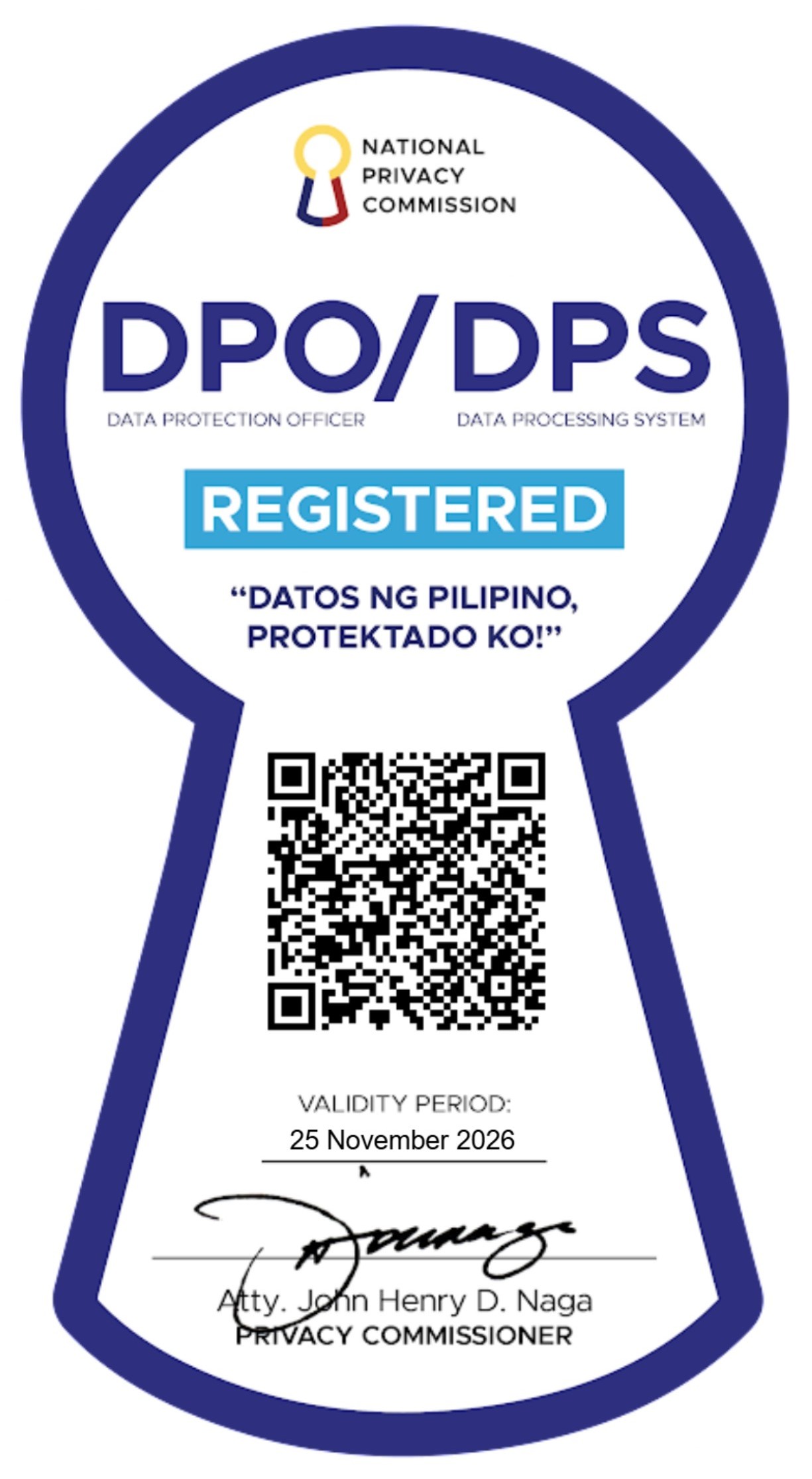 NPC DPO/DPS Seal