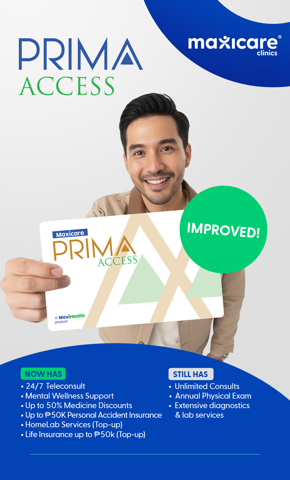 Couples above 60 years image implies prima gold Maxicare
