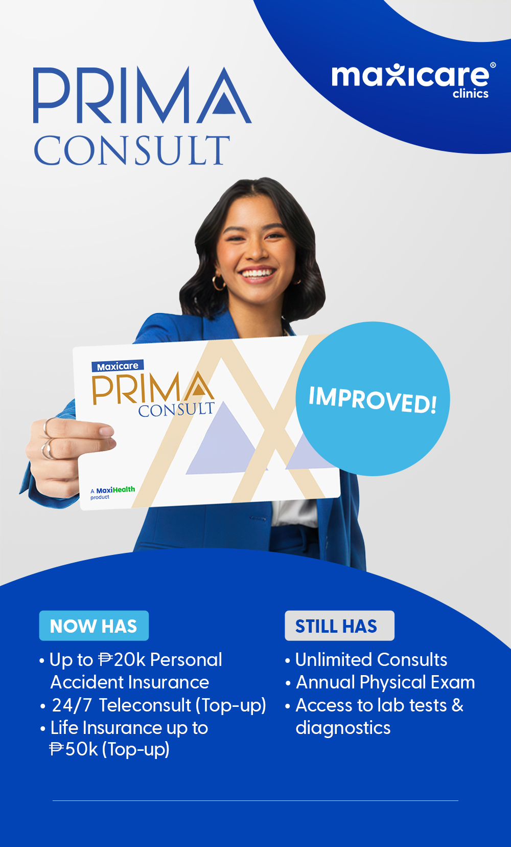 Couples above 60 years image implies prima gold Maxicare