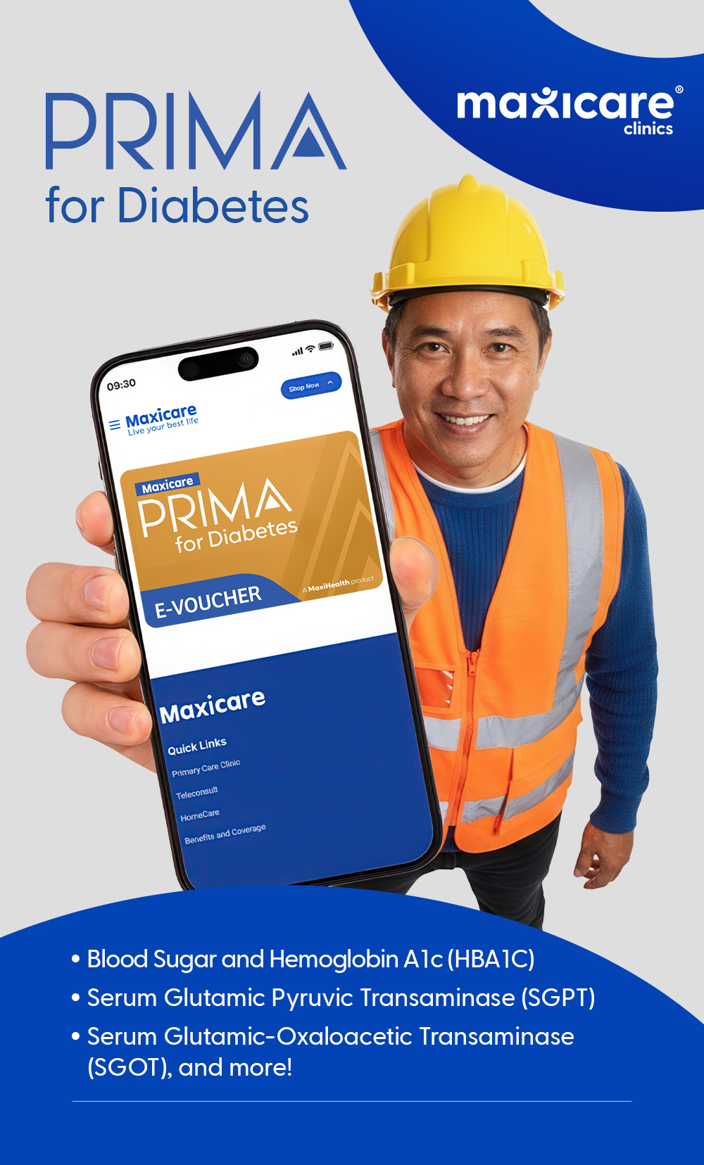 Couples above 60 years image implies prima gold Maxicare