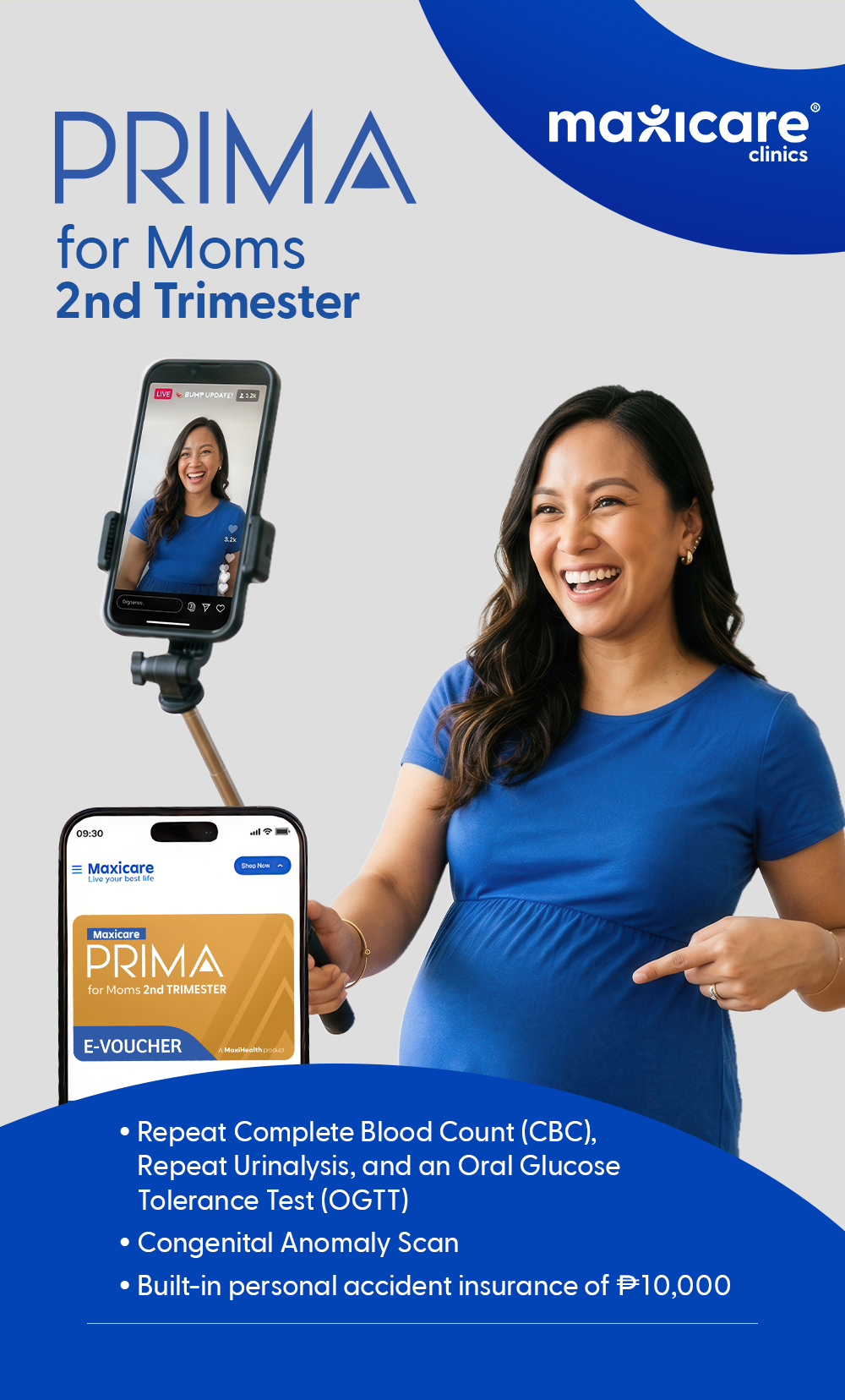Couples above 60 years image implies prima gold Maxicare