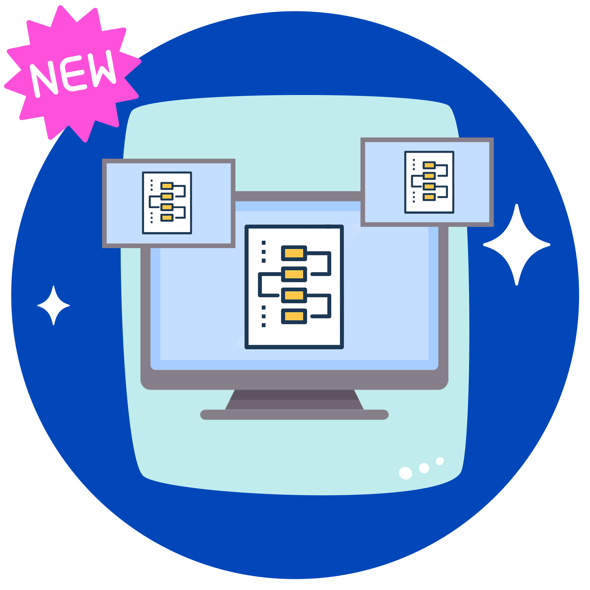 Expansive coverage icon